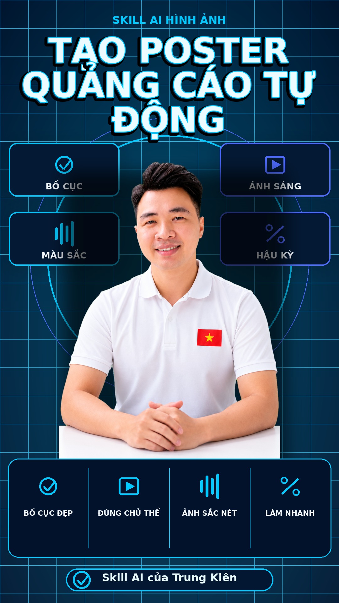 Tạo Poster Quảng Cáo Tự Động