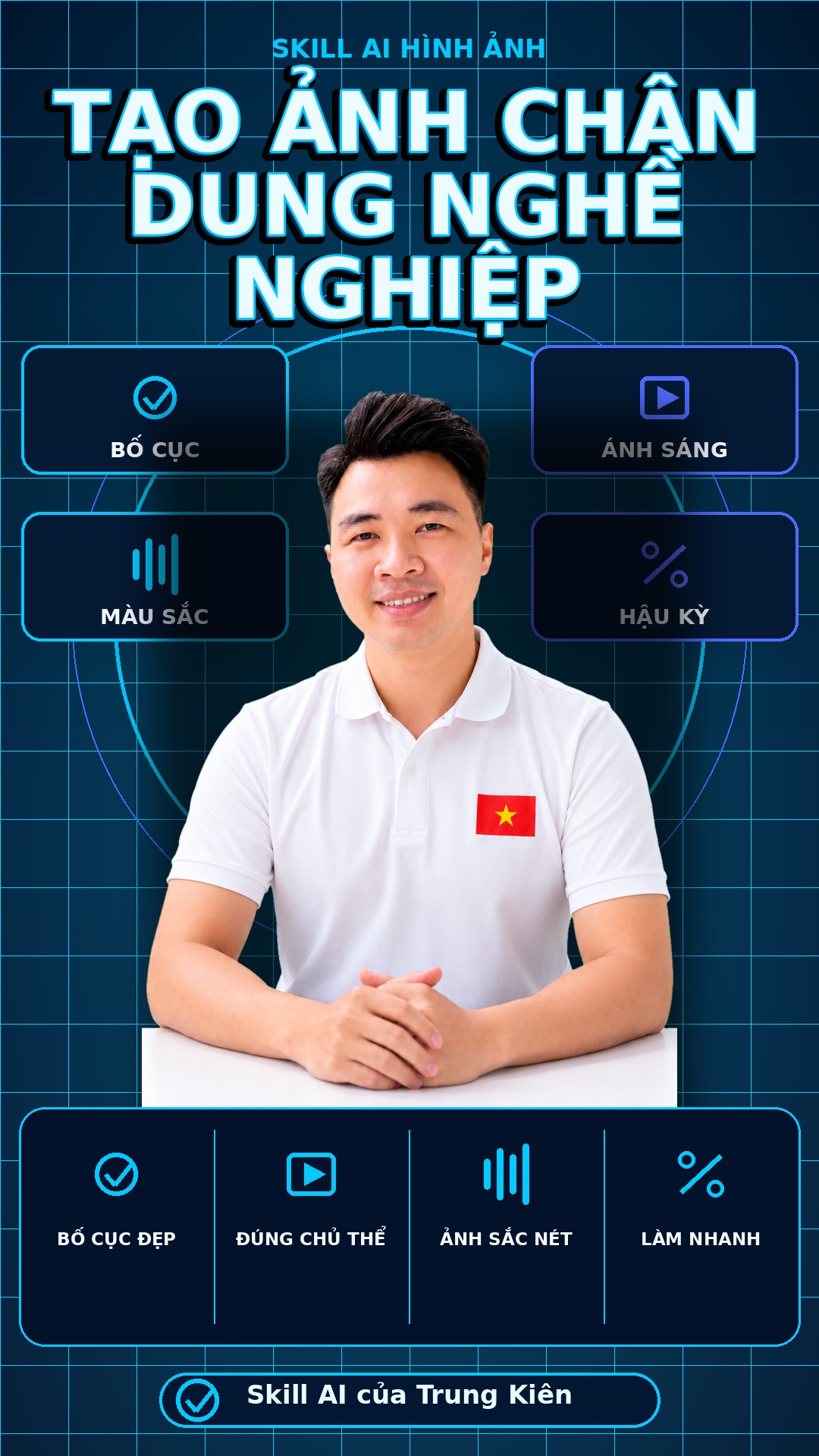 Skill Tạo Ảnh Chân Dung Nghề Nghiệp
