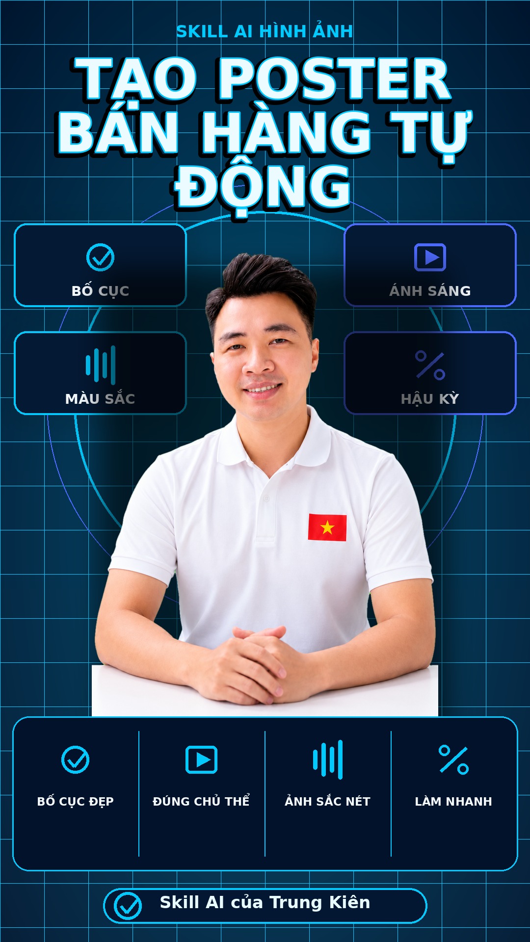 Skill Tạo Poster Bán Hàng Tự Động