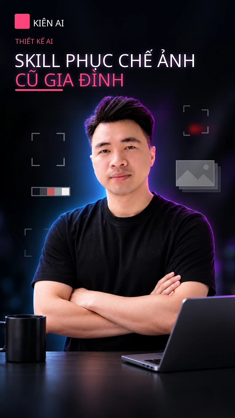 Skill Phục Chế Ảnh Cũ Gia Đình