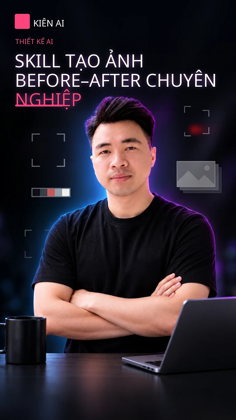 Skill Tạo Ảnh Before–After Chuyên Nghiệp