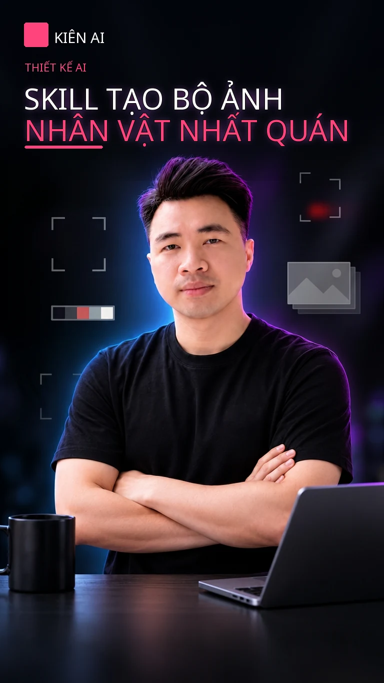 Skill Tạo Bộ Ảnh Nhân Vật Nhất Quán