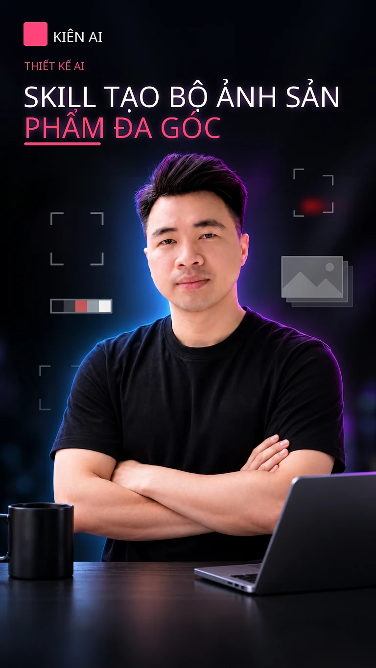 Skill Tạo Bộ Ảnh Sản Phẩm Đa Góc