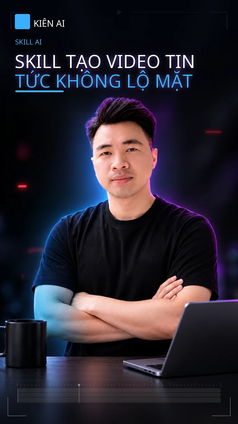 Skill Tạo Video Tin Tức Không Lộ Mặt