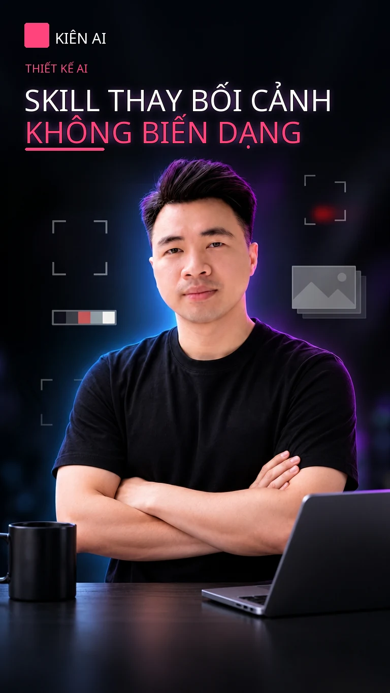 Skill Thay Bối Cảnh Không Biến Dạng